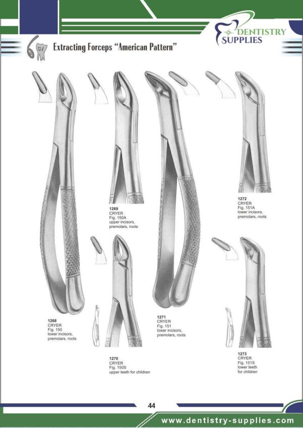 Tooth Extracting Forceps “American Pattern”
