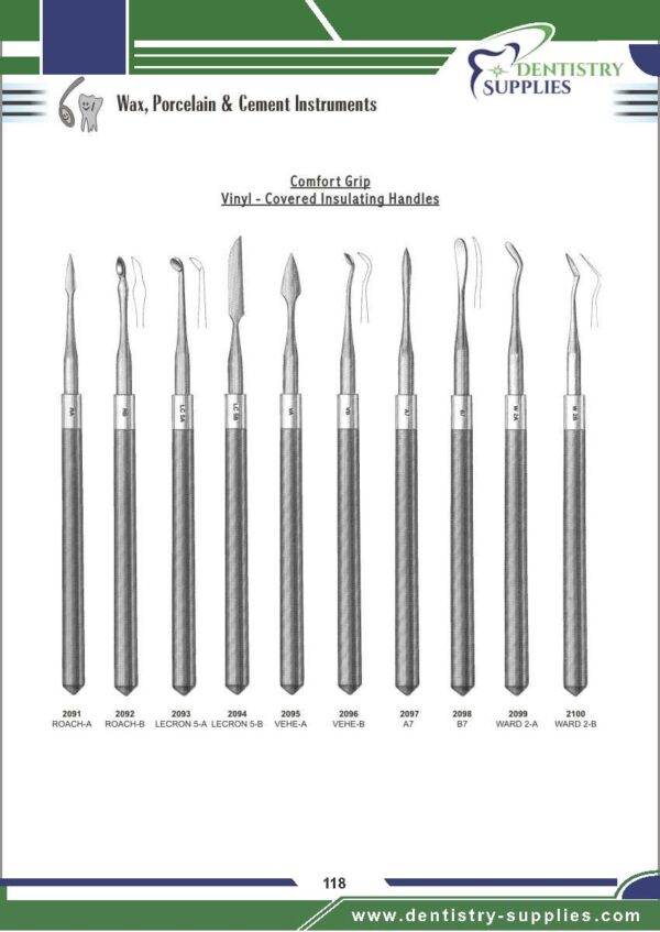 Wax Procelain & Cement Instruments