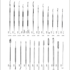 Wax Modeling Carverscement Spatulas