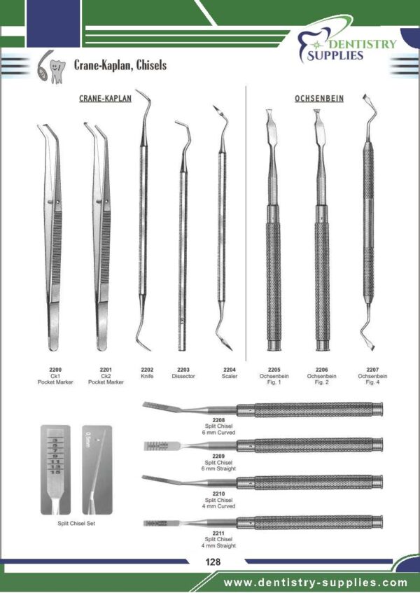 Crane-Kaplan,Chisels