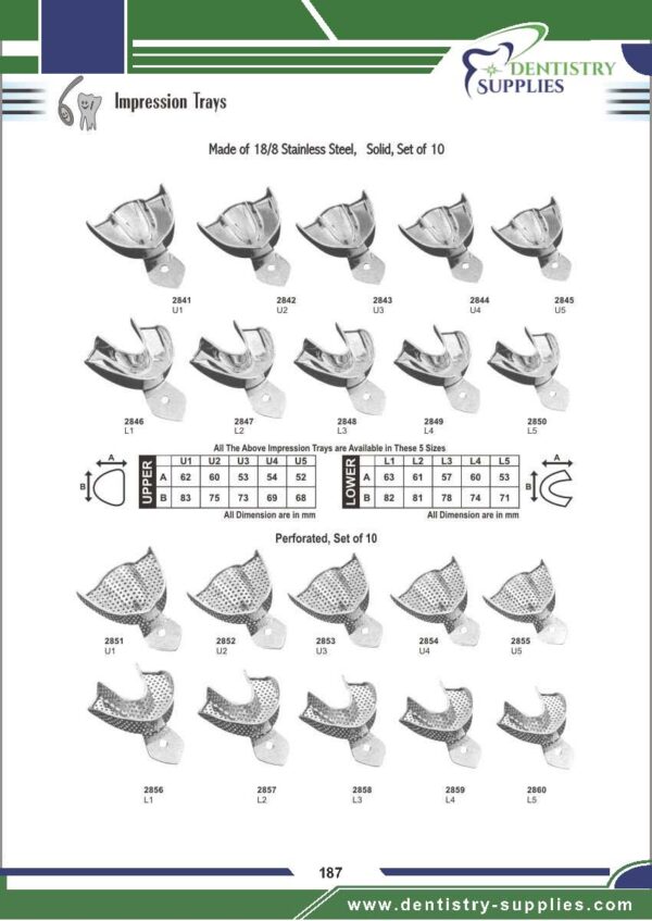 Impression Trays