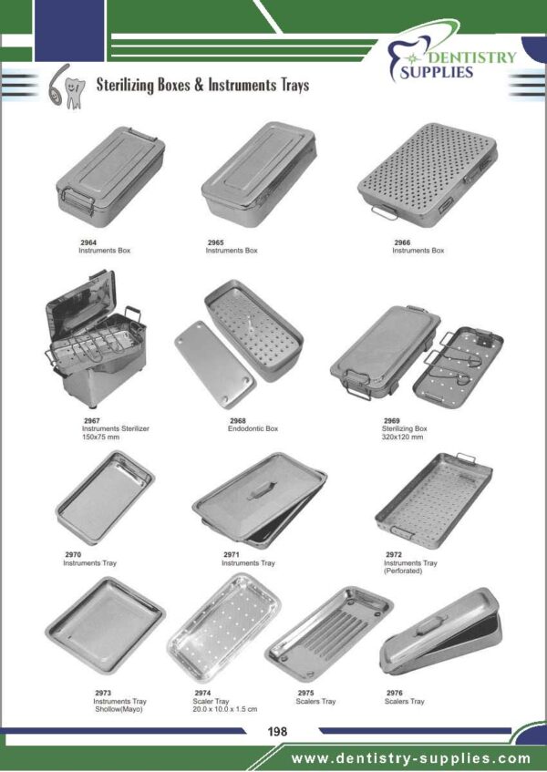 Sterilizing Boxes & Instruments Trays