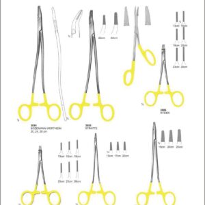 Needle, Holders With Tungsten Carbide Inserts