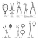 Instruments For Anarsthesia And Tongue Forceps