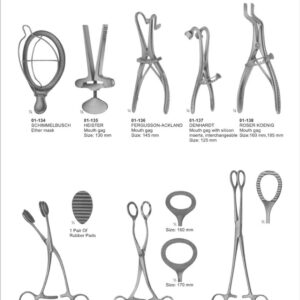 Instruments For Anarsthesia And Tongue Forceps