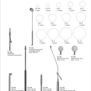 Blood Lancets And Laryngeal Mirrors