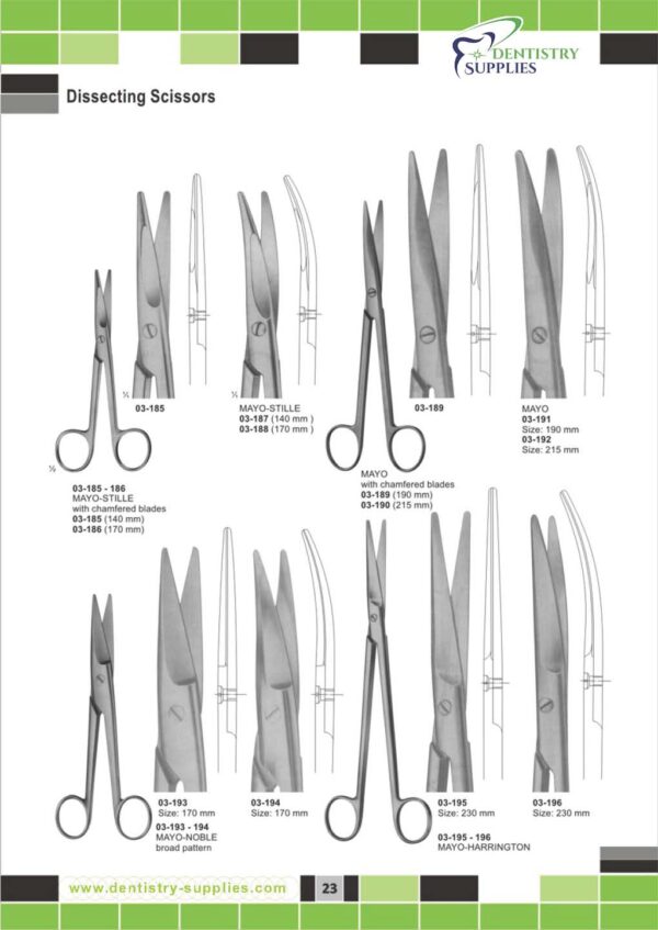 Dissecting Scissors