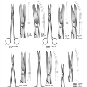 Scissors For Deep Operations And For Gynaecology