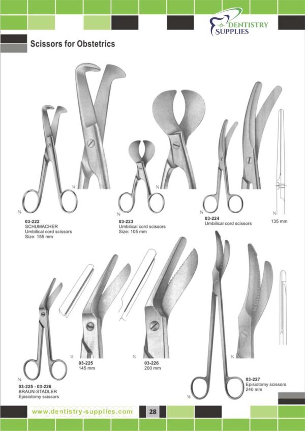 Scissors For Obstetrics