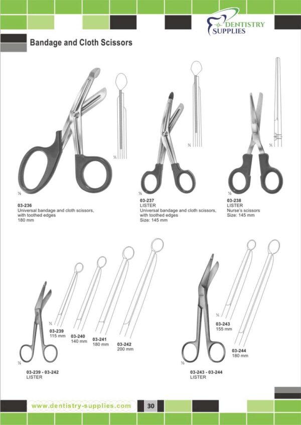 Bandage And Cloth Scissors