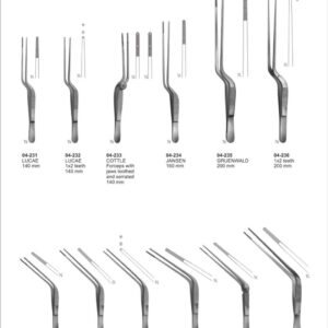 Forceps Bayonet Shaped