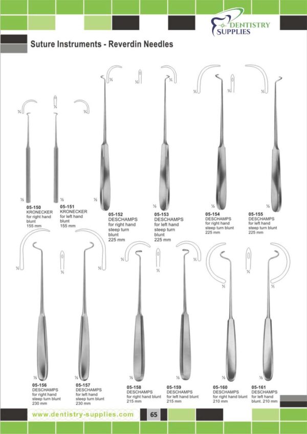 Suture Instruments -Reverdin Needle