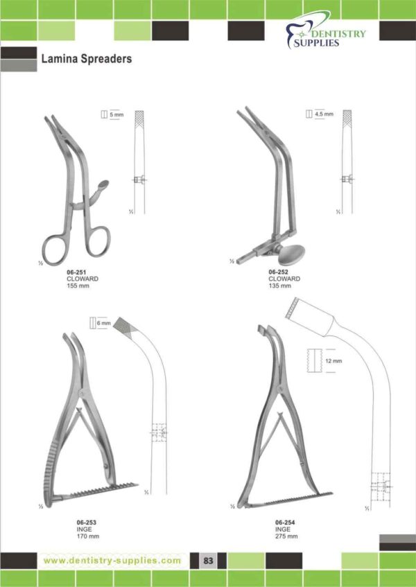 Lamina Spreaders