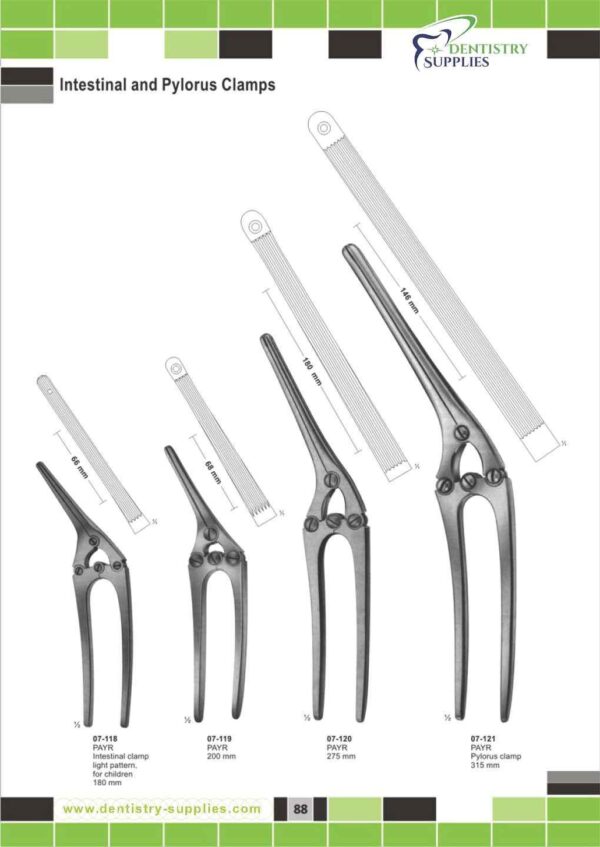 Intestinal And pylorus Clamps