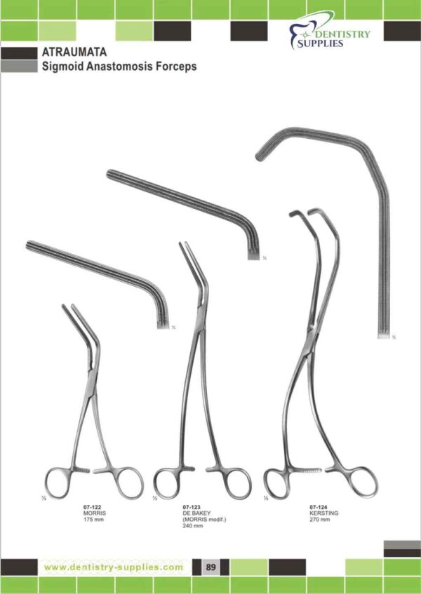 Atraumata Sigmoid Anastomosis Forceps