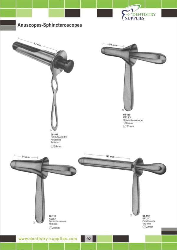 Anuscopes-Sphincteroscopes