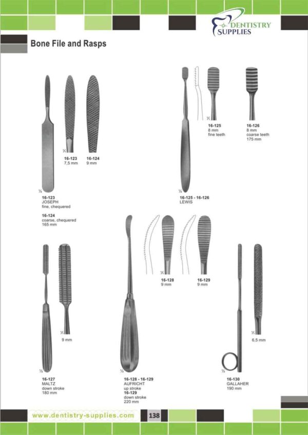 Bone Files And Rasps