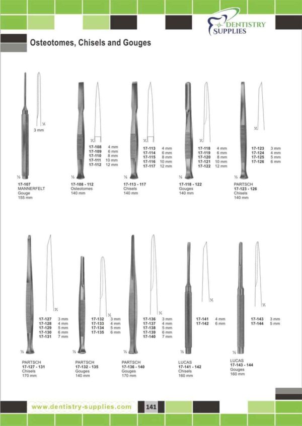 Osteotomes Chisel And Gouges