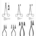 Wire Holding Forceps ,Wire Tightening Pliers Flat Nosed Pliers Durogrip With Hard Metal Insert