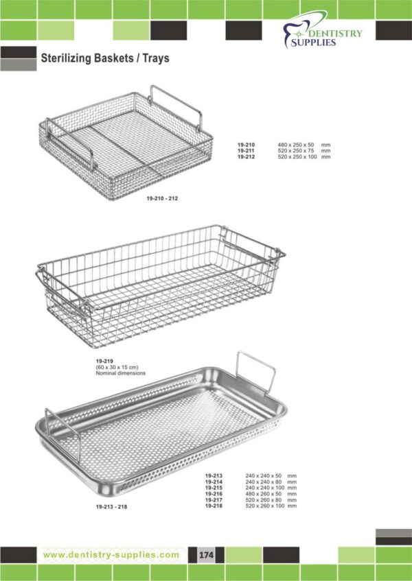 Sterilizing BasketsTray