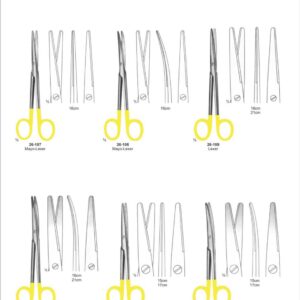 Scissors With Tungsten Carbide Inserts
