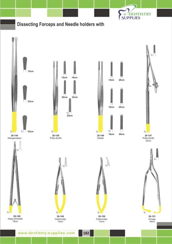 Dissecting Forceps And Needle Holders With